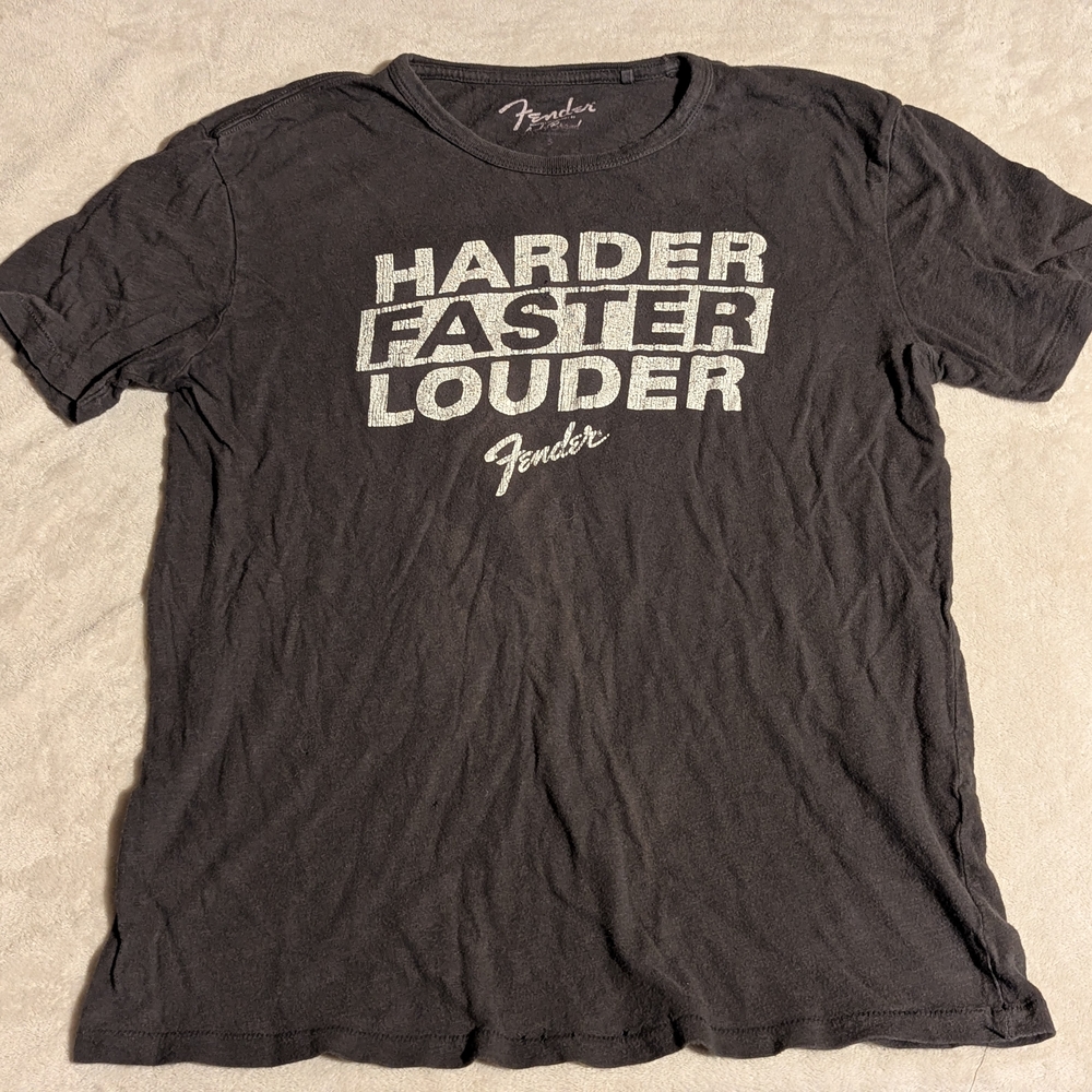 Fender Black Graphic Men's T-Shirt